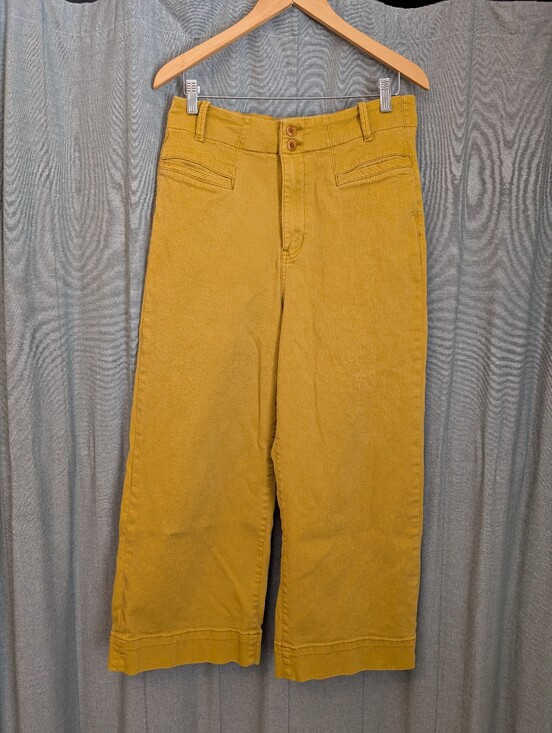 DU/ER Pants - Mustard Wide-Leg Pants